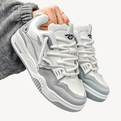 VogeLuxe | Patchwork-Mesh-Sneaker für Damen 3