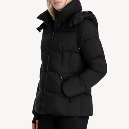 VogeLuxe | Pufferjacke mit Kunstkapuze für Damen 2