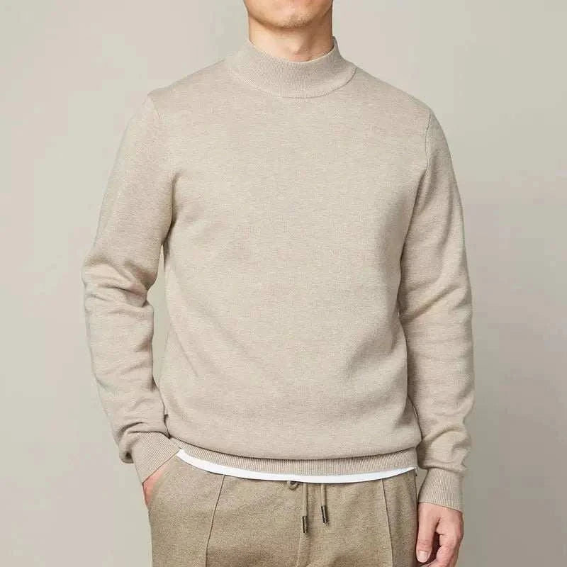 VogeLuxe | Schmaler Rollkragen-Strickpullover für Herren 1