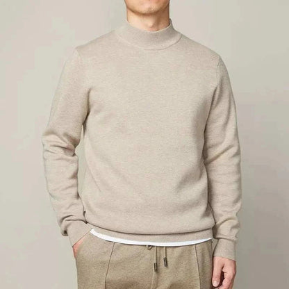 VogeLuxe | Schmaler Rollkragen-Strickpullover für Herren 1