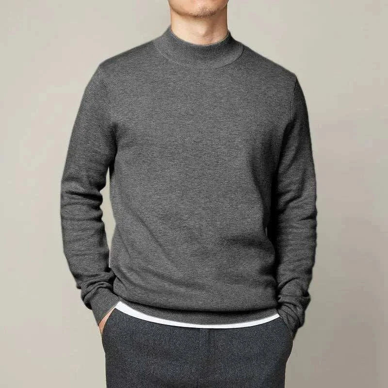 VogeLuxe | Schmaler Rollkragen-Strickpullover für Herren 3