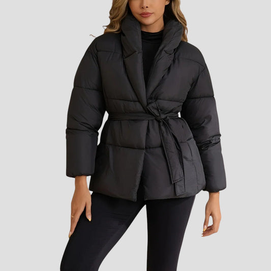 VogeLuxe | Schwarze Bubble-Winterjacke für Damen 0