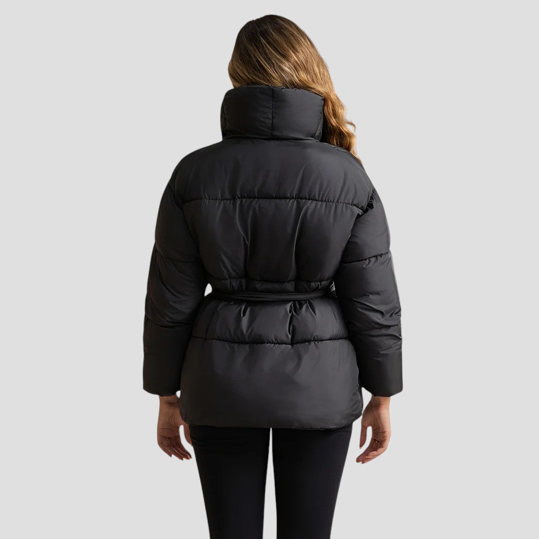 VogeLuxe | Schwarze Bubble-Winterjacke für Damen 2