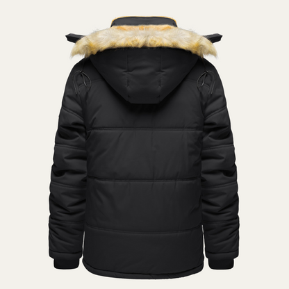 VogeLuxe | Schwerer Herren-Sherpa-Parka mit Kapuze 2