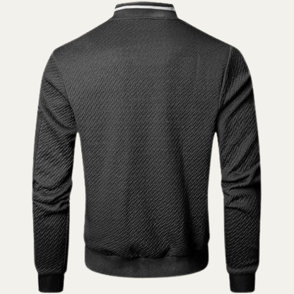 VogeLuxe | Slim-Fit-Bomberjacke für Herren mit Rautensteppung 1