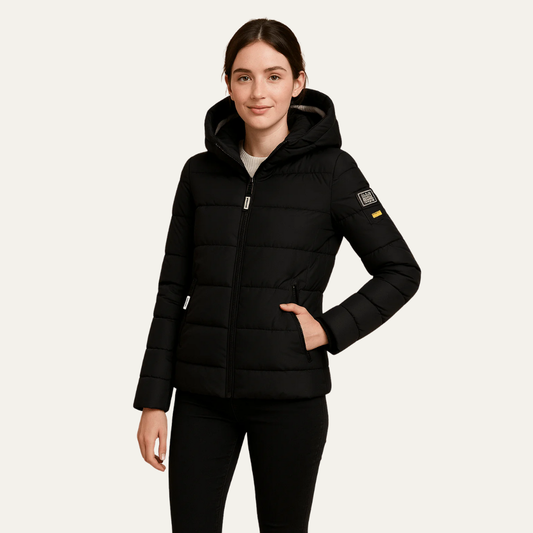 VogeLuxe | Sportliche Damen-Pufferjacke mit Kapuze 0