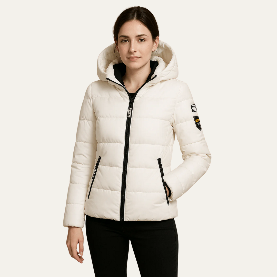 VogeLuxe | Sportliche Damen-Pufferjacke mit Kapuze 1