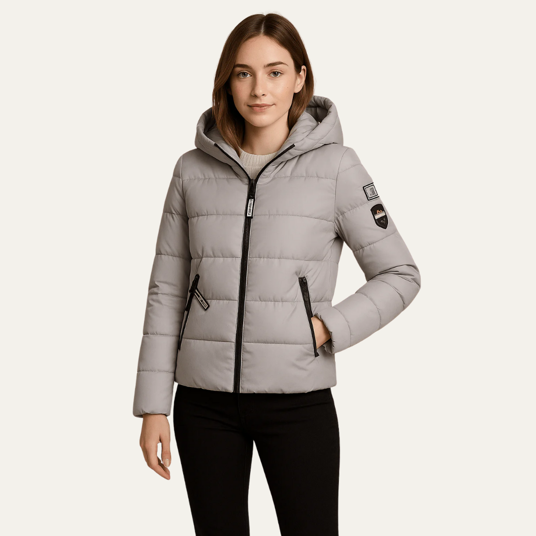 VogeLuxe | Sportliche Damen-Pufferjacke mit Kapuze 2
