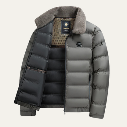 VogeLuxe | Steppjacke für Herren mit Kunstpelzkragen 3