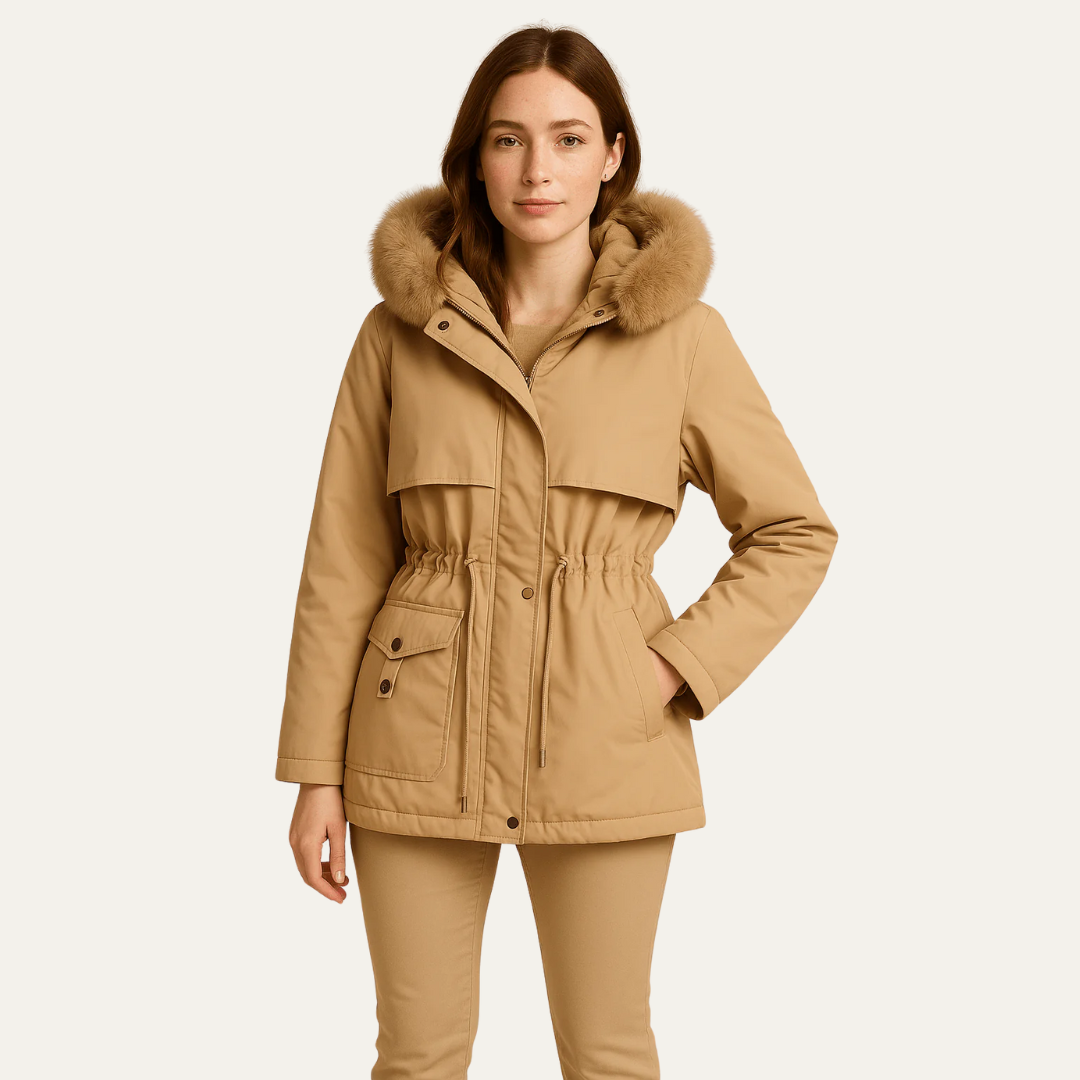 VogeLuxe | Stilvolle Damen-Parkajacke mit Kapuze 0