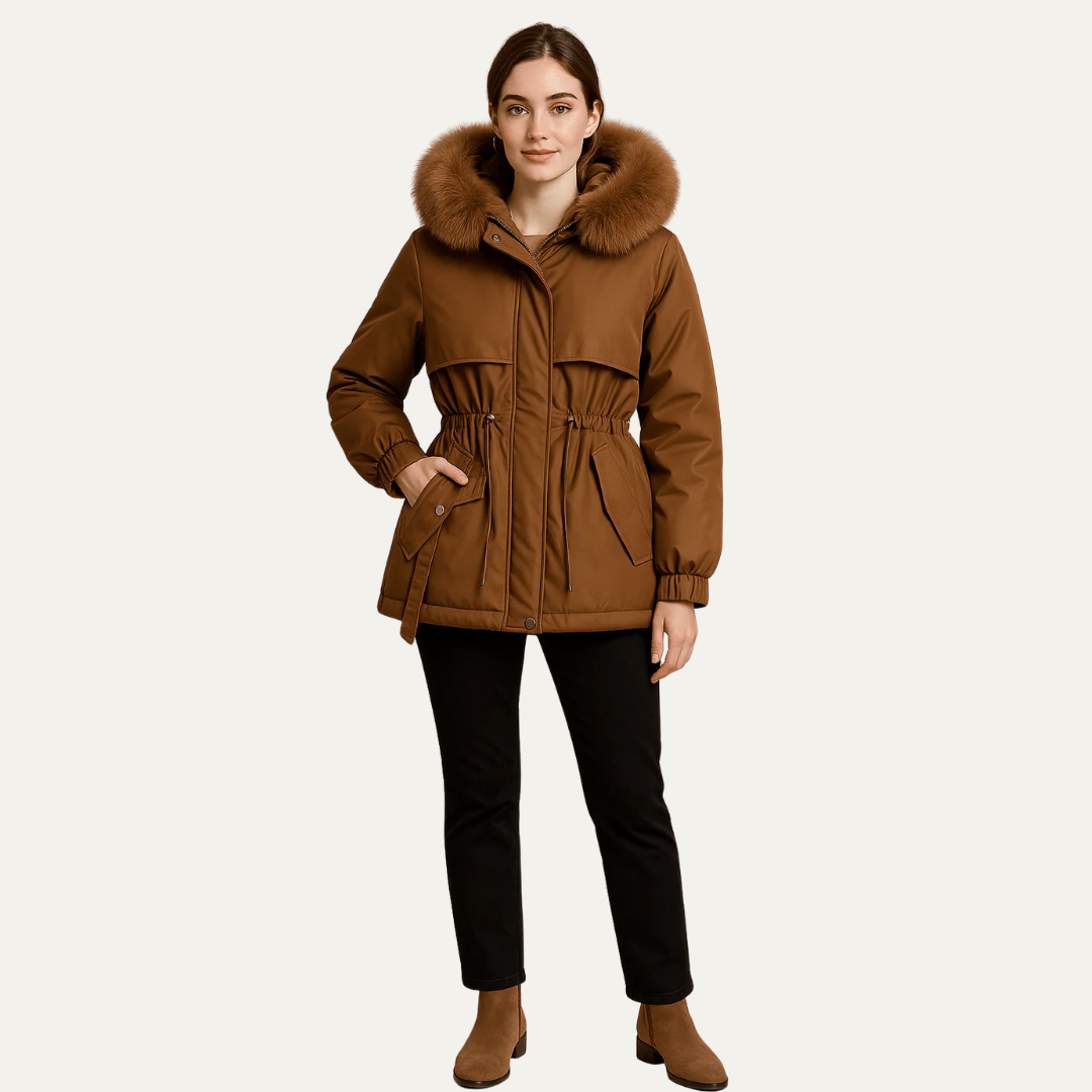 VogeLuxe | Stilvolle Damen-Parkajacke mit Kapuze 2