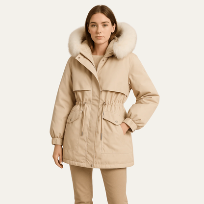 VogeLuxe | Stilvolle Damen-Parkajacke mit Kapuze 3