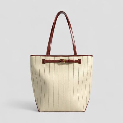 VogeLuxe | Strukturierte Tote-Handtasche aus Leder für Damen 0
