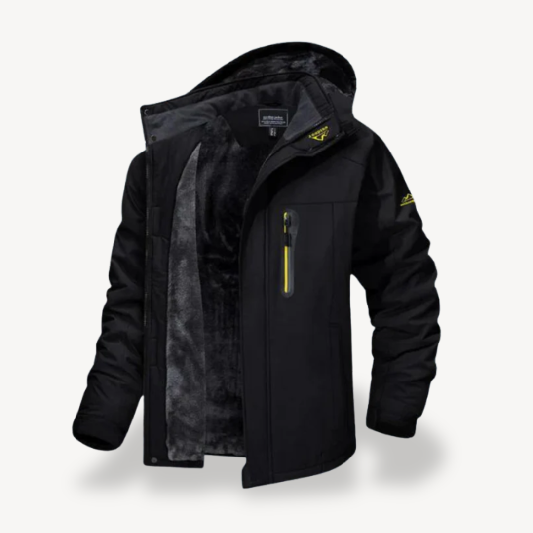 VogeLuxe | Technischer Herren-Winterparka mit Kunstfellfutter 0
