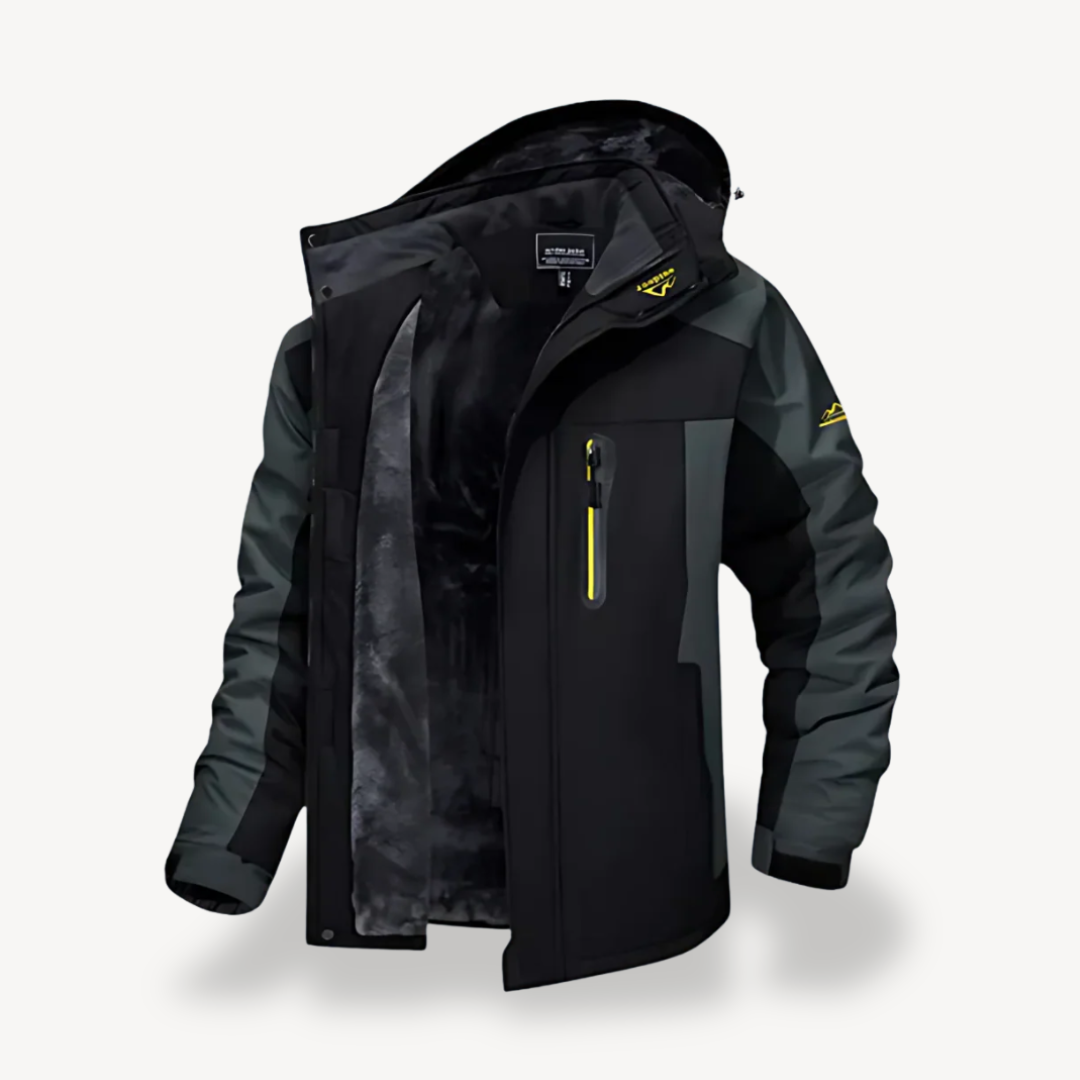 VogeLuxe | Technischer Herren-Winterparka mit Kunstfellfutter 1
