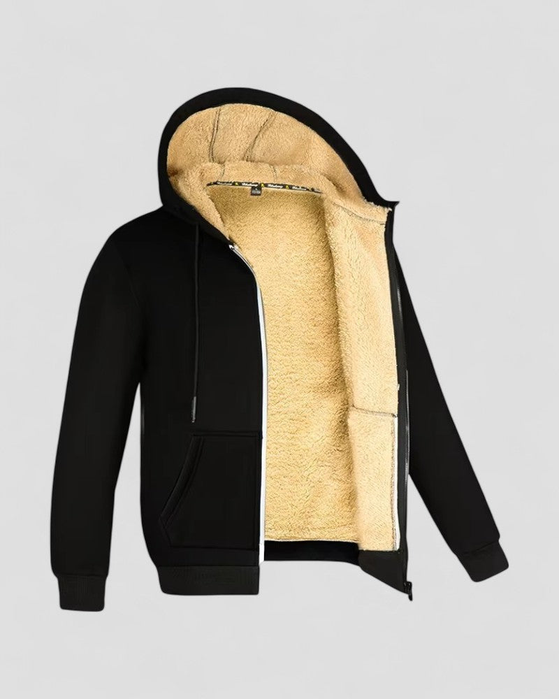 VogeLuxe | Unisex-Kapuzenjacke mit Fleecefutter 0