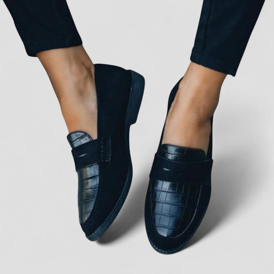 VogeLuxe | Vintage-Ballerinas aus Rindsleder für Damen 0