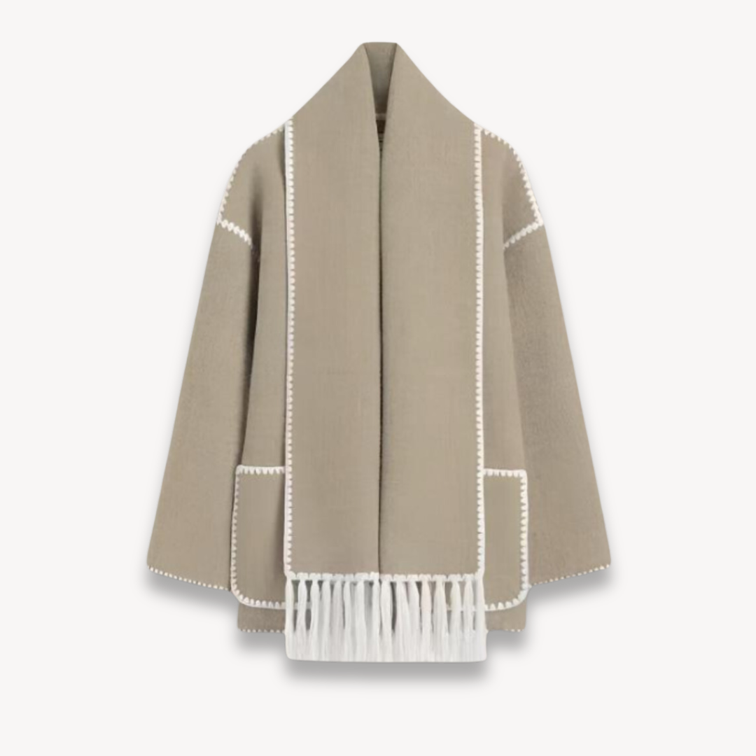 VogeLuxe | Vintage Patchwork-Mantel für Damen 3