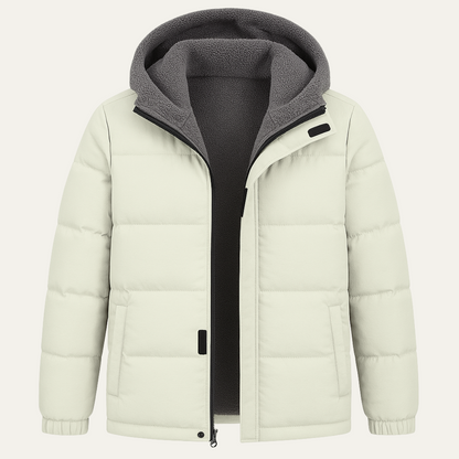 VogeLuxe | Warme Herren-Steppjacke mit Kapuze 0