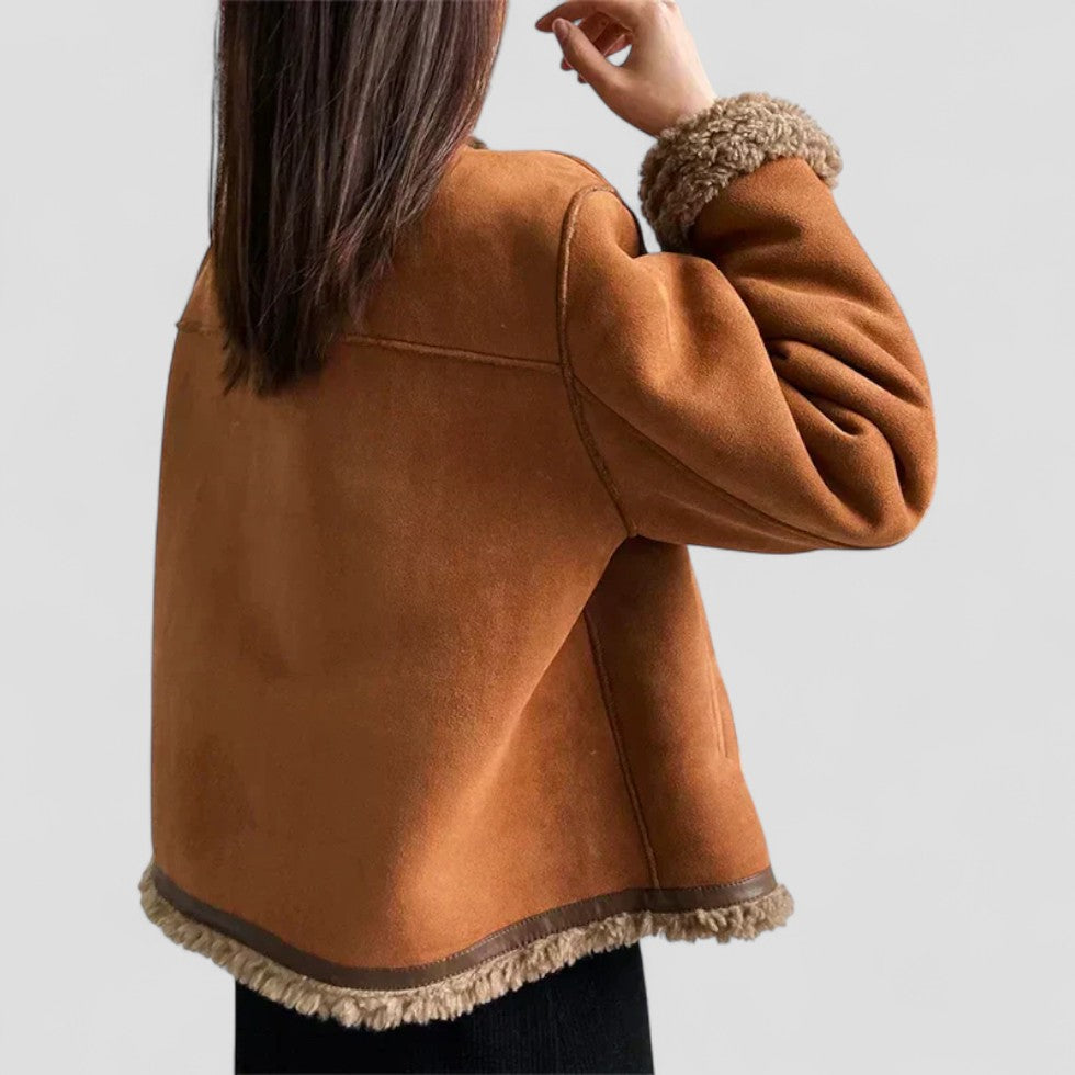 VogeLuxe | Wärmende Plüschpelzjacke für Damen 1