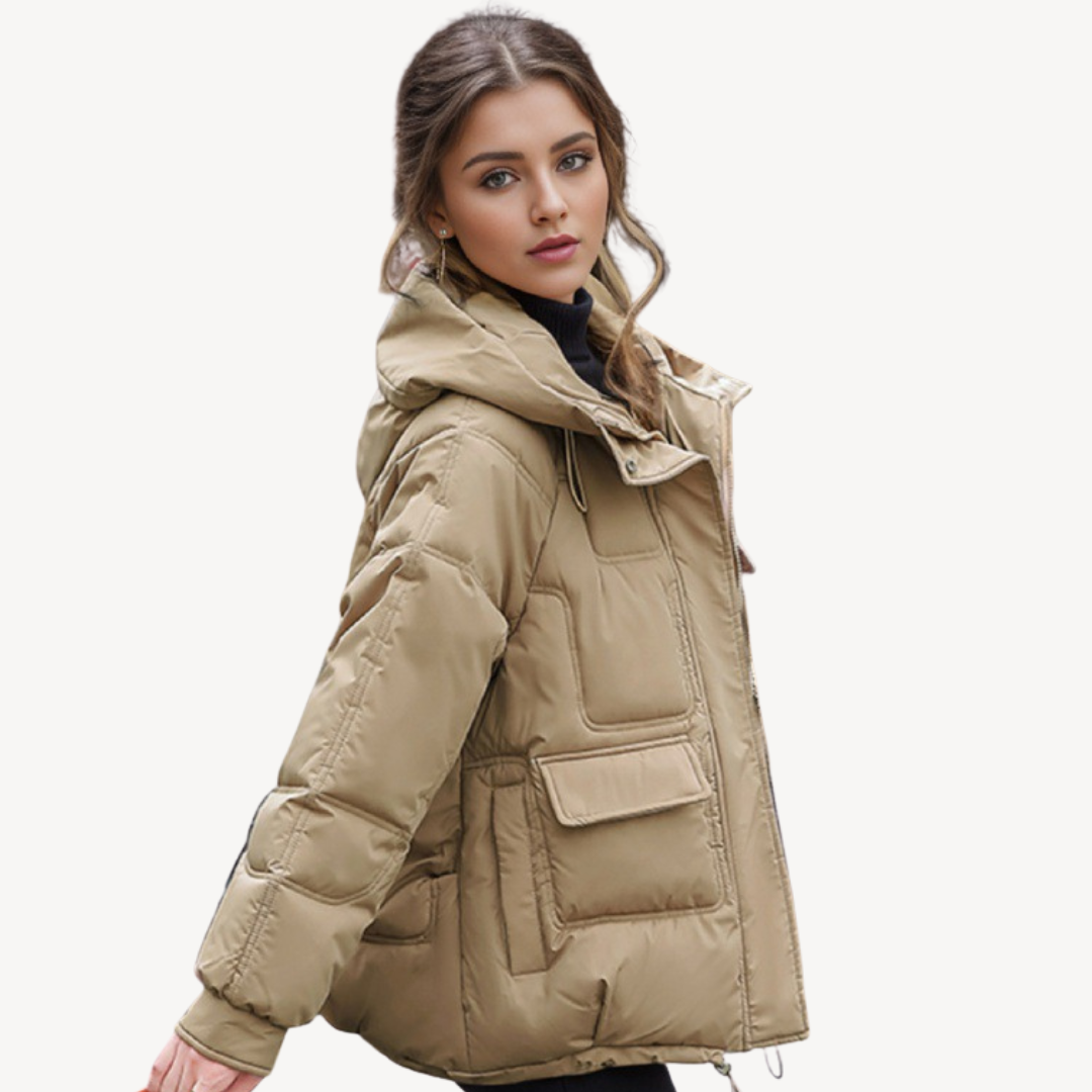 VogeLuxe | Warmer Damenparka mit Kapuze 4