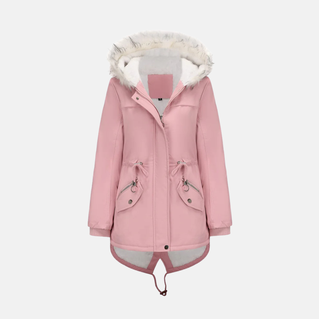 VogeLuxe | Warmer, mittellanger Damenparka 0