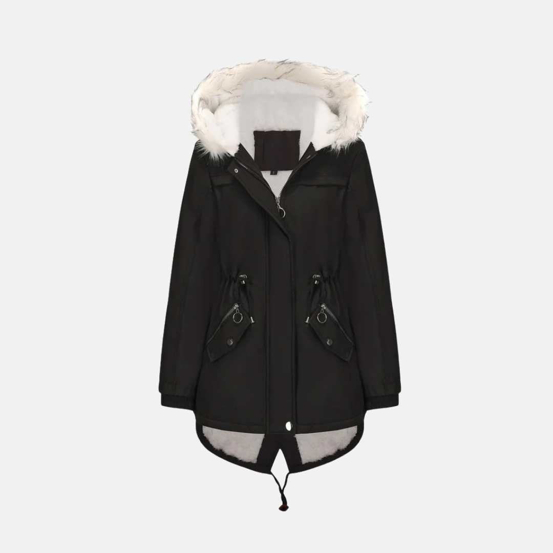 VogeLuxe | Warmer, mittellanger Damenparka 1