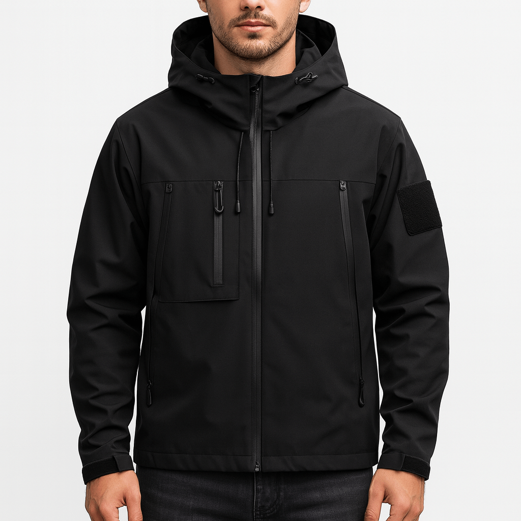 VogeLuxe | Wasserdichte Outdoor-Jacke für Herren mit vielen Taschen 1