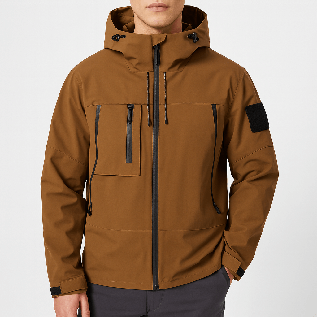 VogeLuxe | Wasserdichte Outdoor-Jacke für Herren mit vielen Taschen 2