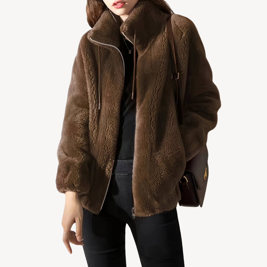 VogeLuxe | Wildleder-Fleecejacke für Damen 3