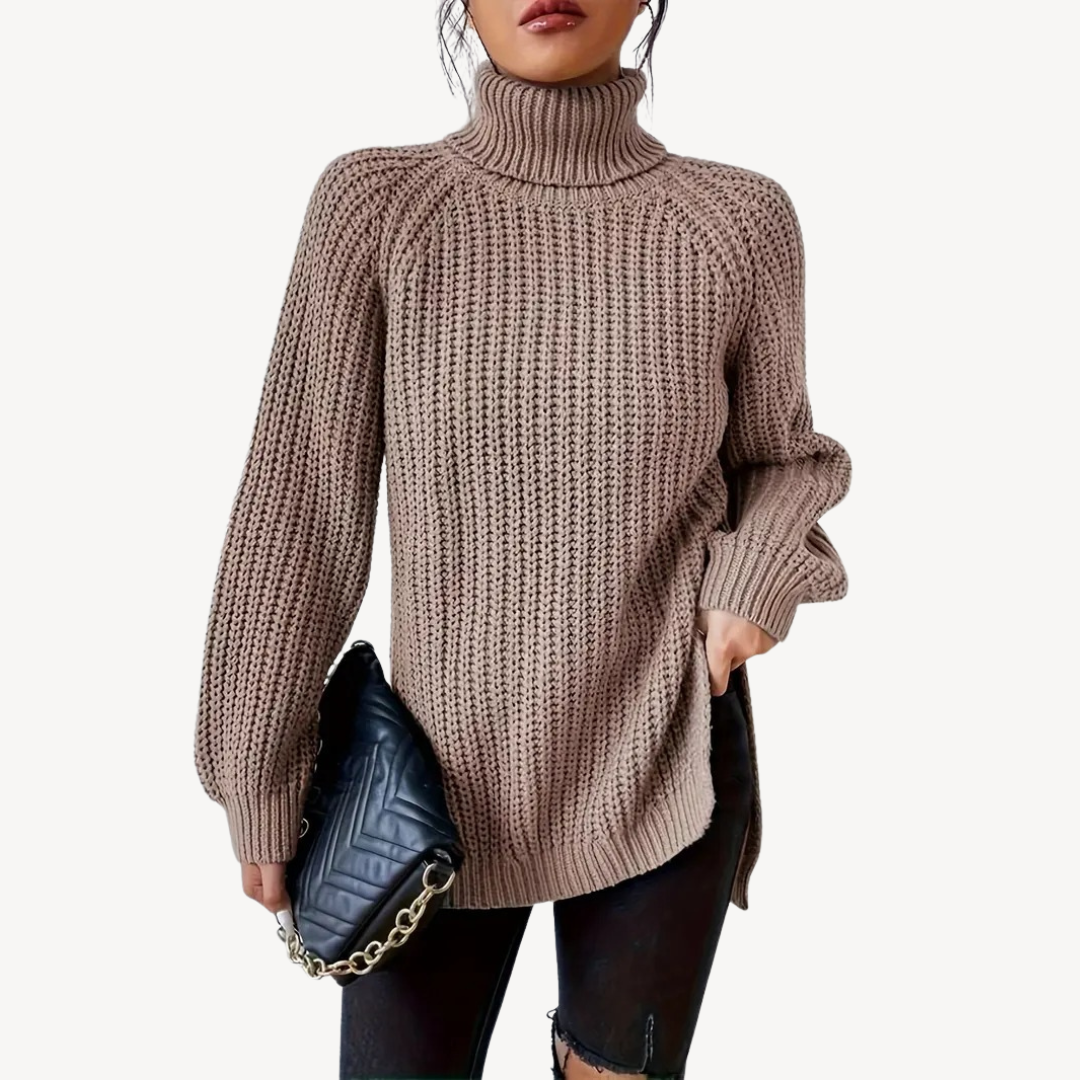 VogeLuxe | Y2K Rollkragen-Strickpullover für Damen 2