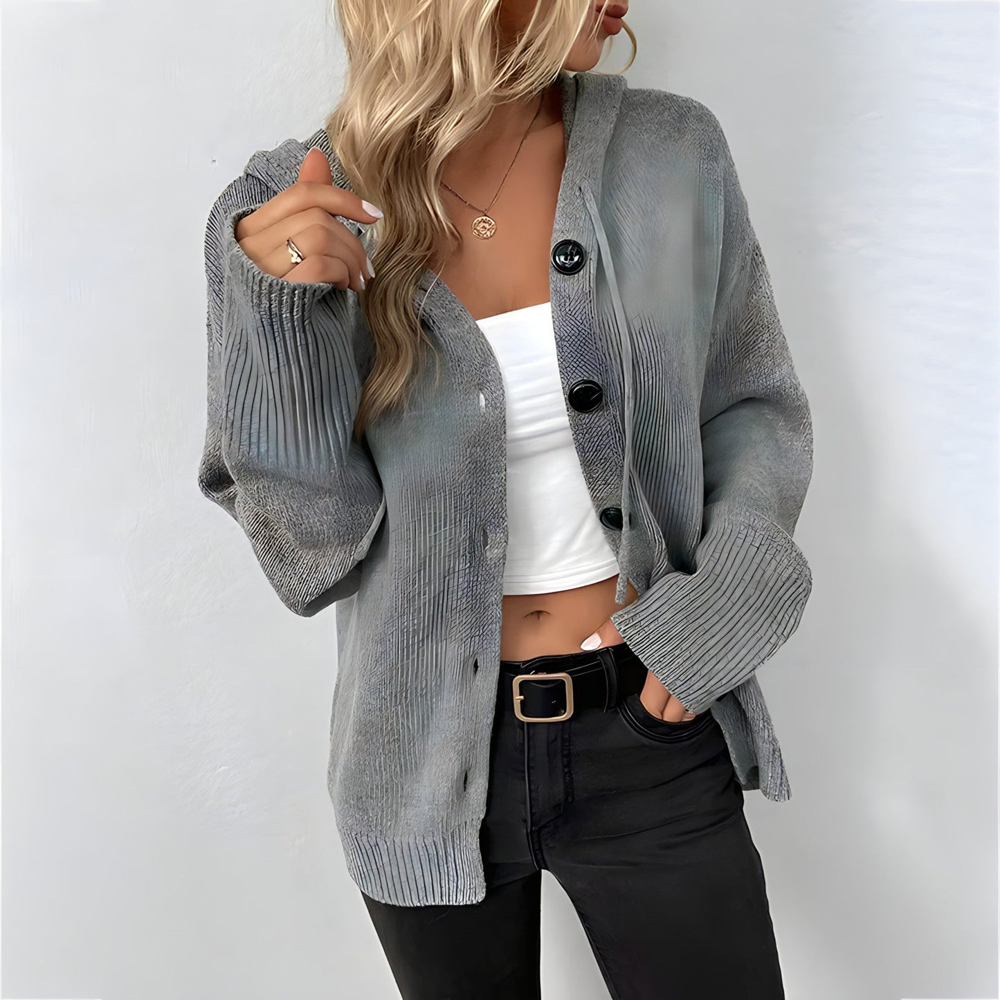Stilvolle Damen Strickjacke Elegante Modern