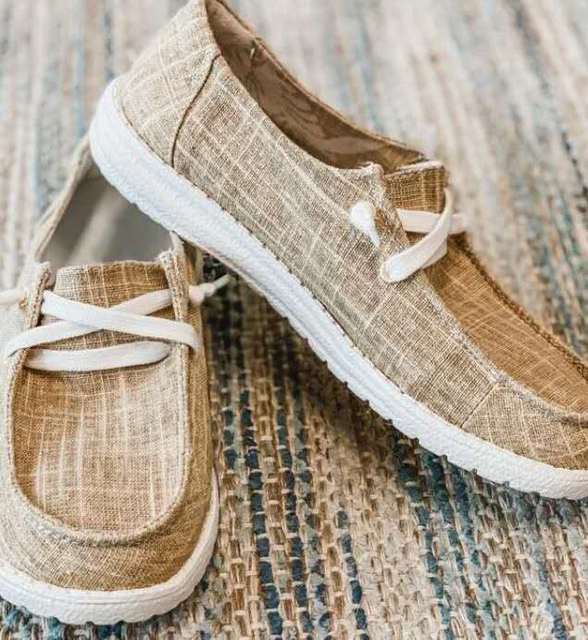 Damen Schnürschuhe Retro Chic Braun
