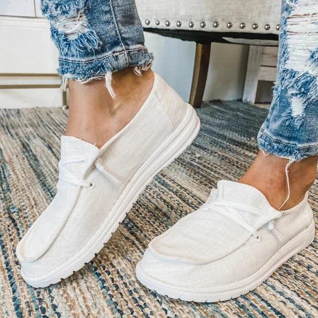Damen Schnürschuhe Retro Chic Braun