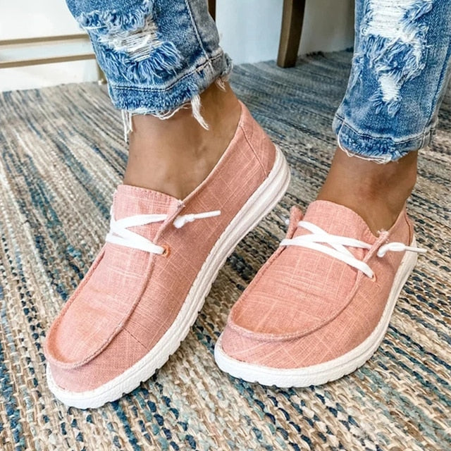 Damen Schnürschuhe Retro Chic Braun