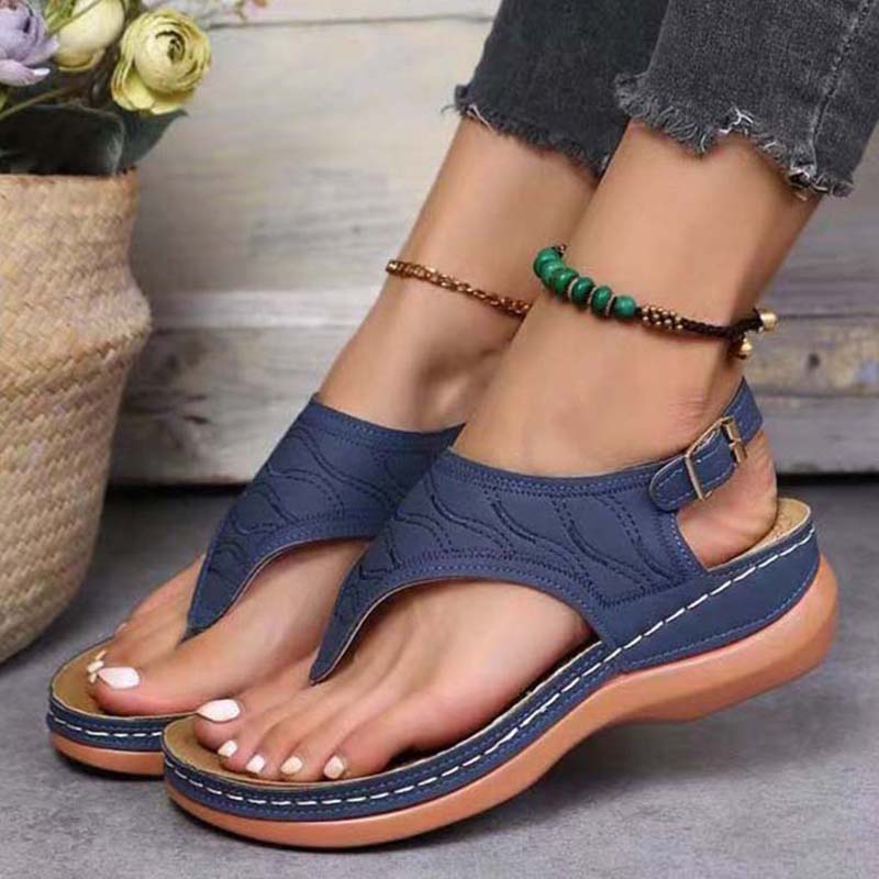Damen Flip Flops Orthopädisch Bequem