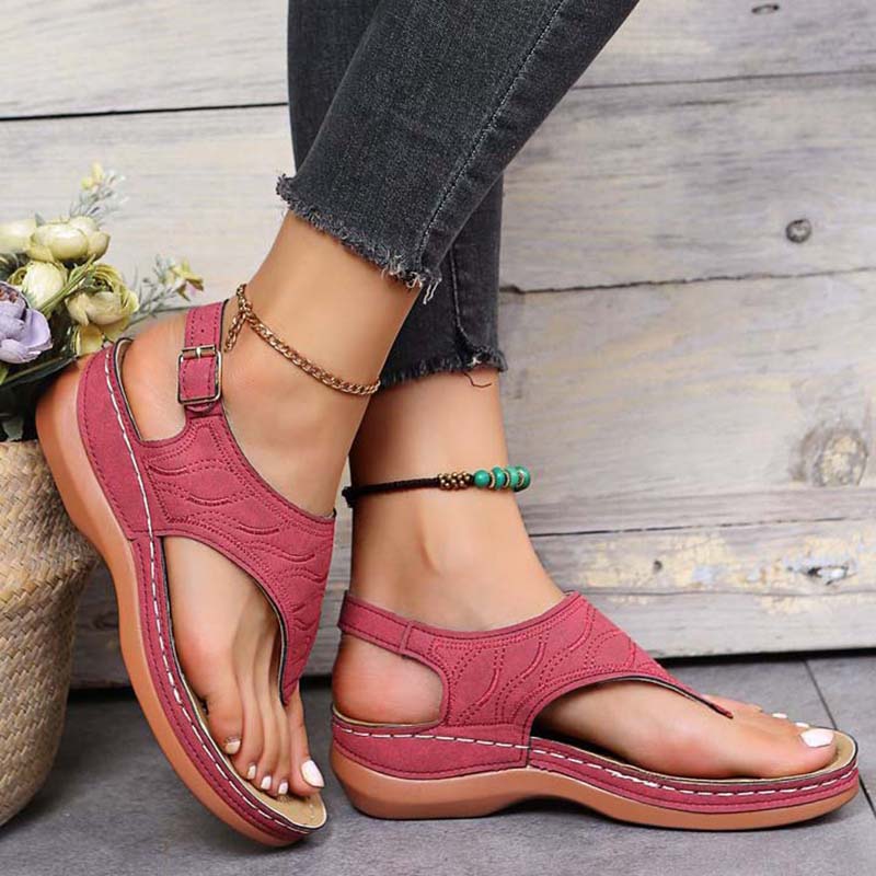 Damen Flip Flops Orthopädisch Bequem