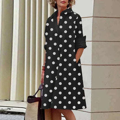 Elegantes Damenkleid Baumwolle Modern