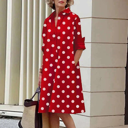 Elegantes Damenkleid Baumwolle Modern