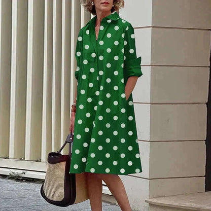 Elegantes Damenkleid Baumwolle Modern