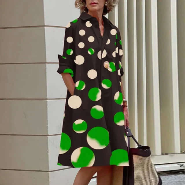 Elegantes Damenkleid Baumwolle Modern
