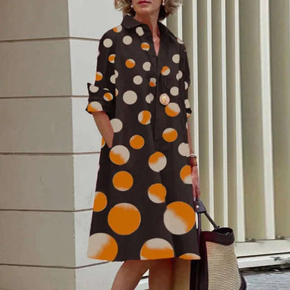 Elegantes Damenkleid Baumwolle Modern