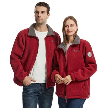 Herren Fleecejacke Winddicht Warm Isolierend