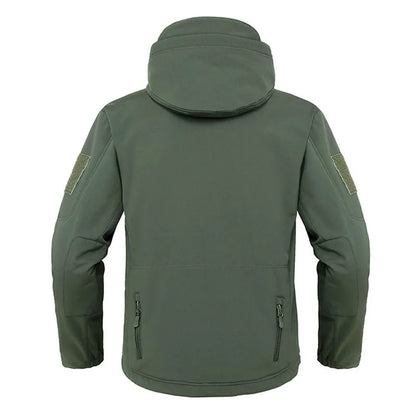 Wanderjacke Herren Wasserdicht Isoliert Fleece