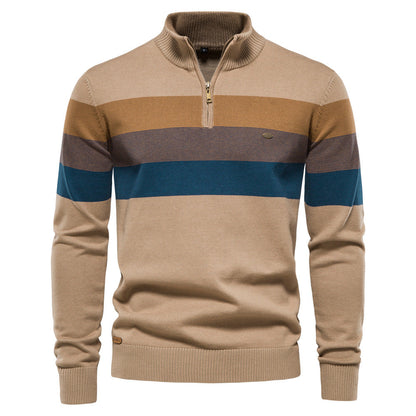 Herren Pullover Gestreift Modern Qualität - BerlinGlamour