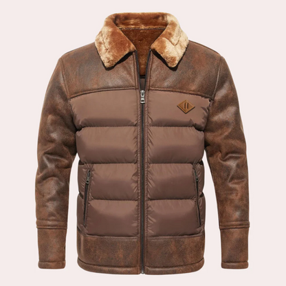 Herren Winterjacke Warm Kuschelig Wasserdicht