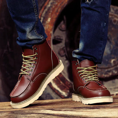 Herren Winterstiefel Warm Isoliert Robust