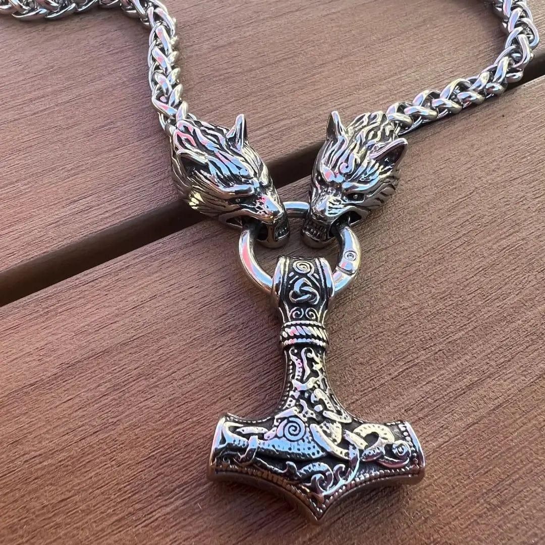 Collier Collier de Mjolnir - Protection des loups - Odins Hall