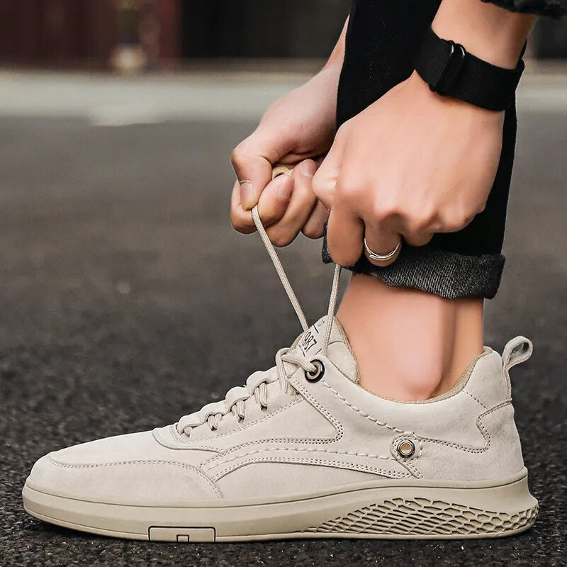 Herren Sneaker Sport Wildleder Schuhe
