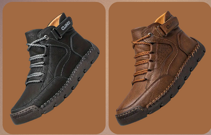 Wanderschuhe Herren Leder Orthopädisch Bequem